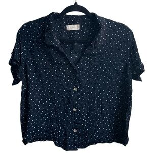 Altar’d State Dotted Button Down Top (Size M)